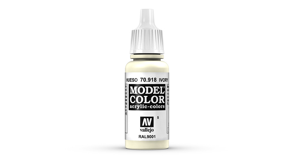 AV Vallejo Model Color 17ml - Ivory (VAL918)