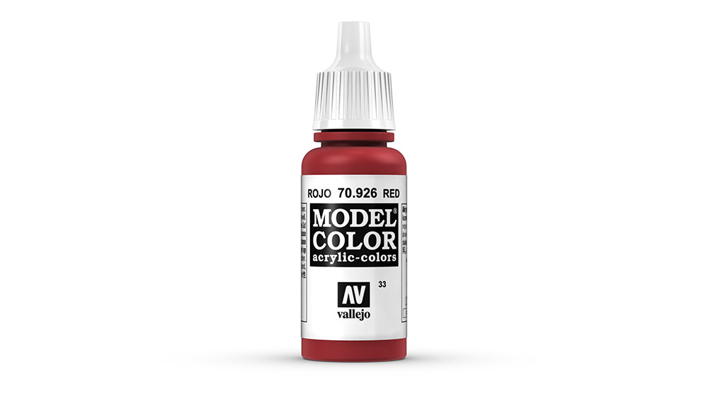 AV Vallejo Model Color 17ml - Red (VAL926)
