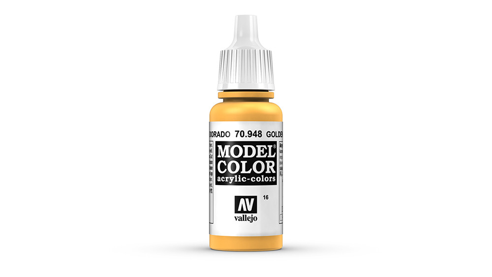 AV Vallejo Model Color 17ml - Golden Yellow (VAL948)