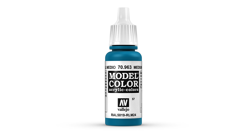 AV Vallejo Model Color 17ml - Medium Blue (VAL963)