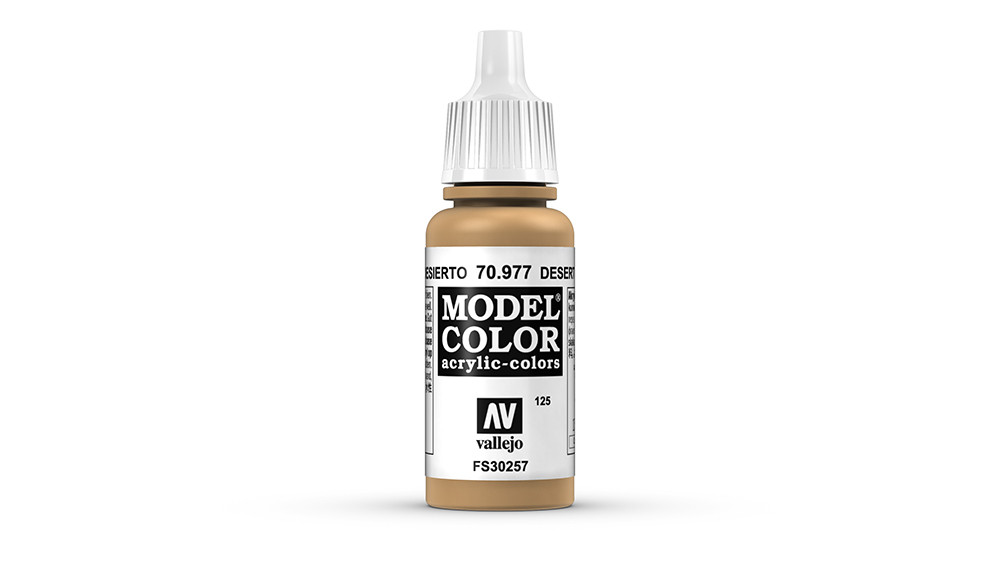 AV Vallejo Model Color 17ml - Desert Yellow (VAL977)