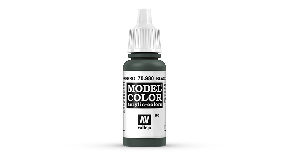 AV Vallejo Model Color 17ml - Black Green (VAL980)
