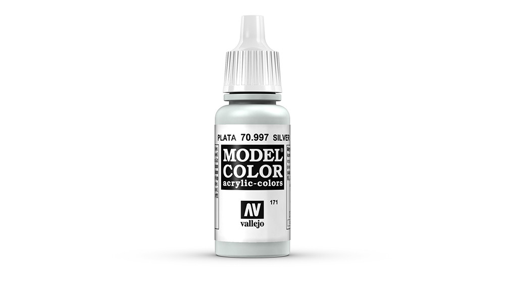 AV Vallejo Model Color 17ml - Metallic Silver (VAL997)