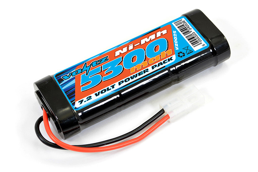 Voltz 5300mAh 7.2V NiMH Stick Pack Battery W/Tamiya Connector (VZ0025)