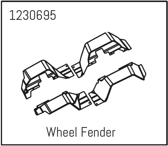 Absima Wheel Fender - Khamba ( AB 1230695)