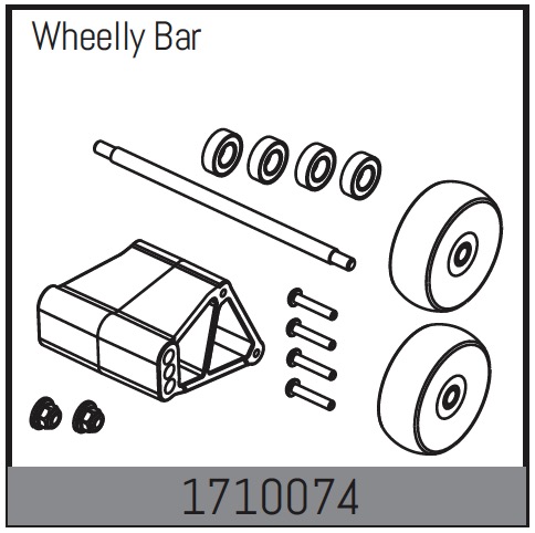 Absima Wheelie Bar ( AB 1710074)
