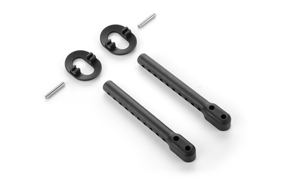 Xray Composite Rear 6mm Adjustable Body Mount Set +1mm Height (XR301337)