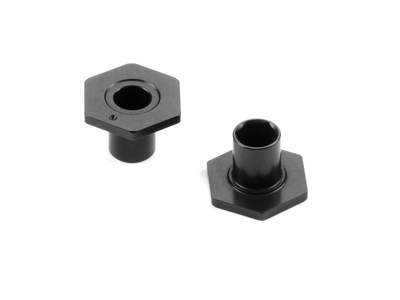 Xray X4 Alu Wheel Hub - Spring Clip - Offset +0.5mm - Swiss 7075 T6 (2) (XR305359)
