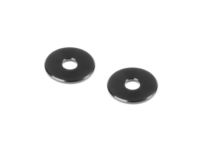 Xray Alu Shim 5X16.8X1.5mm Black - Swiss 7075 T6 (2) (XR345690)
