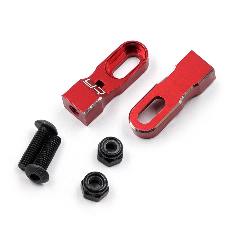 Yeah Racing Aluminium Height Adjustable Servo Mount Red (YA-0538RD)