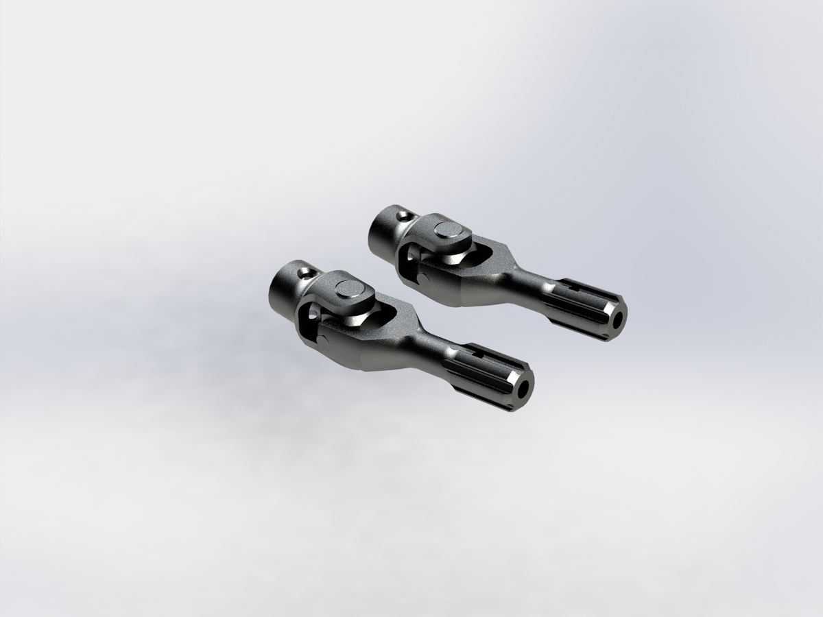Arrma HD Steel Diff Outdrive Universal Joint Nero(2) (Z-AR310738)
