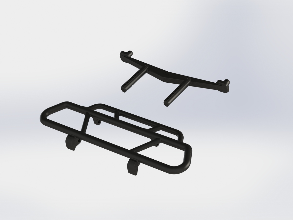Arrma SC Rear Bumper and Body Mount Set (Z-AR320319)