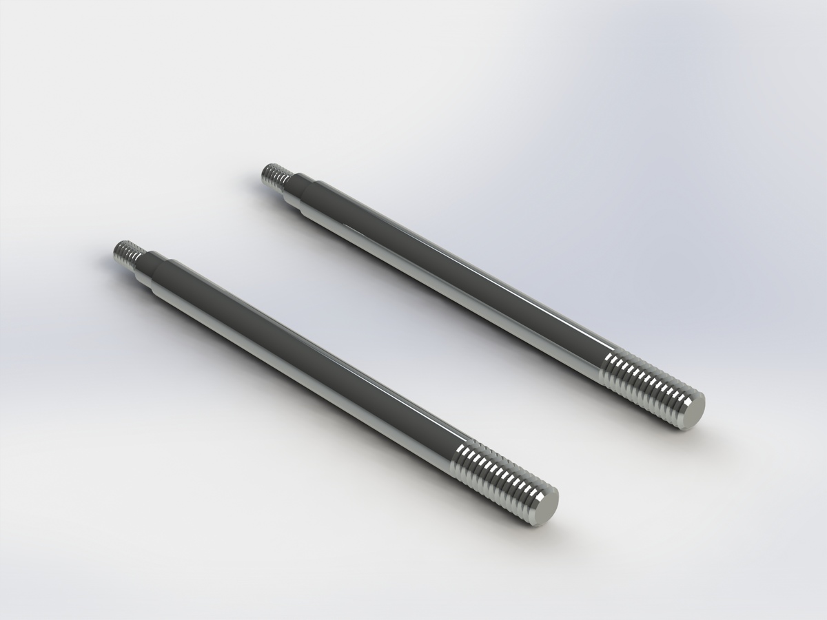 Arrma Shock Shaft 4x60mm Nero (2) (Z-AR330340)