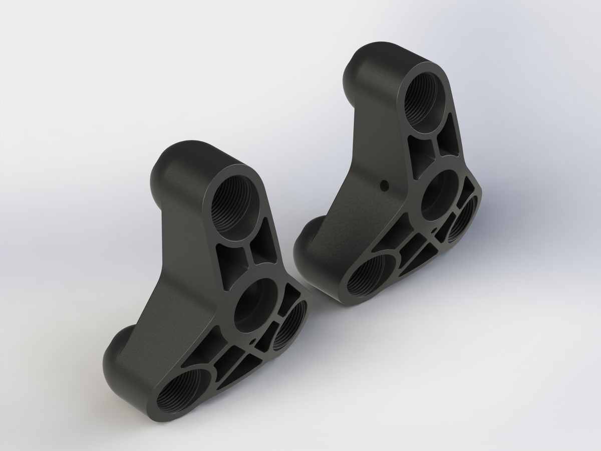 Arrma Rear Hub Nero (2) (Z-AR330365)