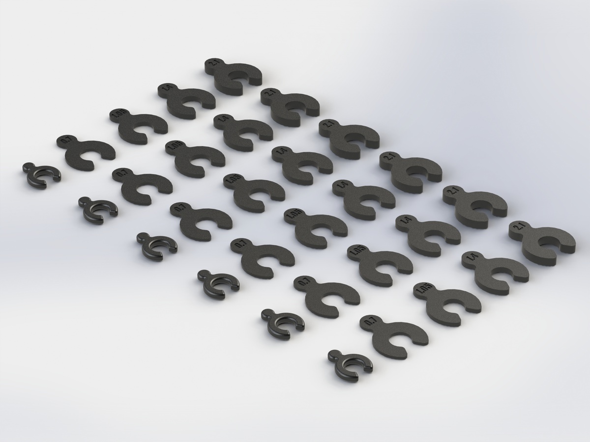 Arrma Composite Spacer Set Nero (Z-AR330366)