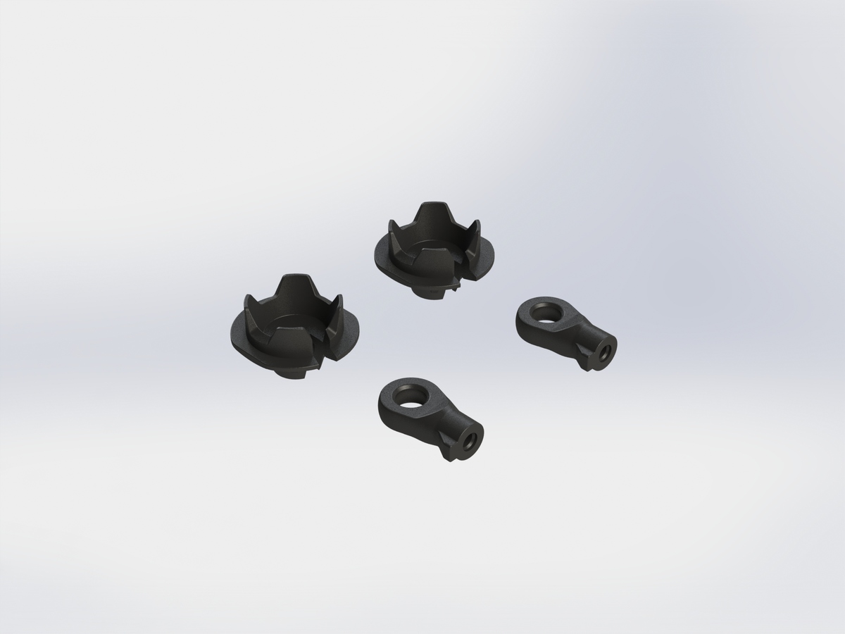 Arrma Shock Rod End Set HD (Z-AR330409)