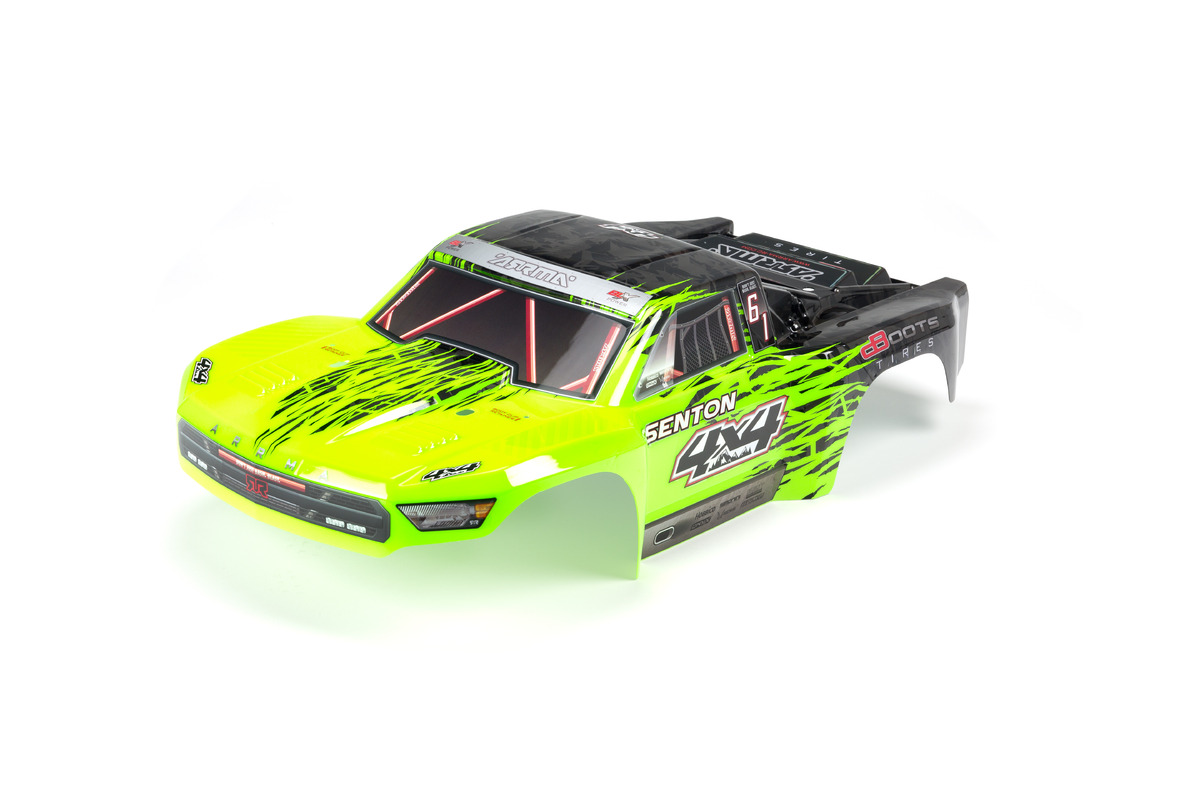 Arrma Body Pntd Decal Trim Green SENTON 4x4 BLX (Z-AR402204)