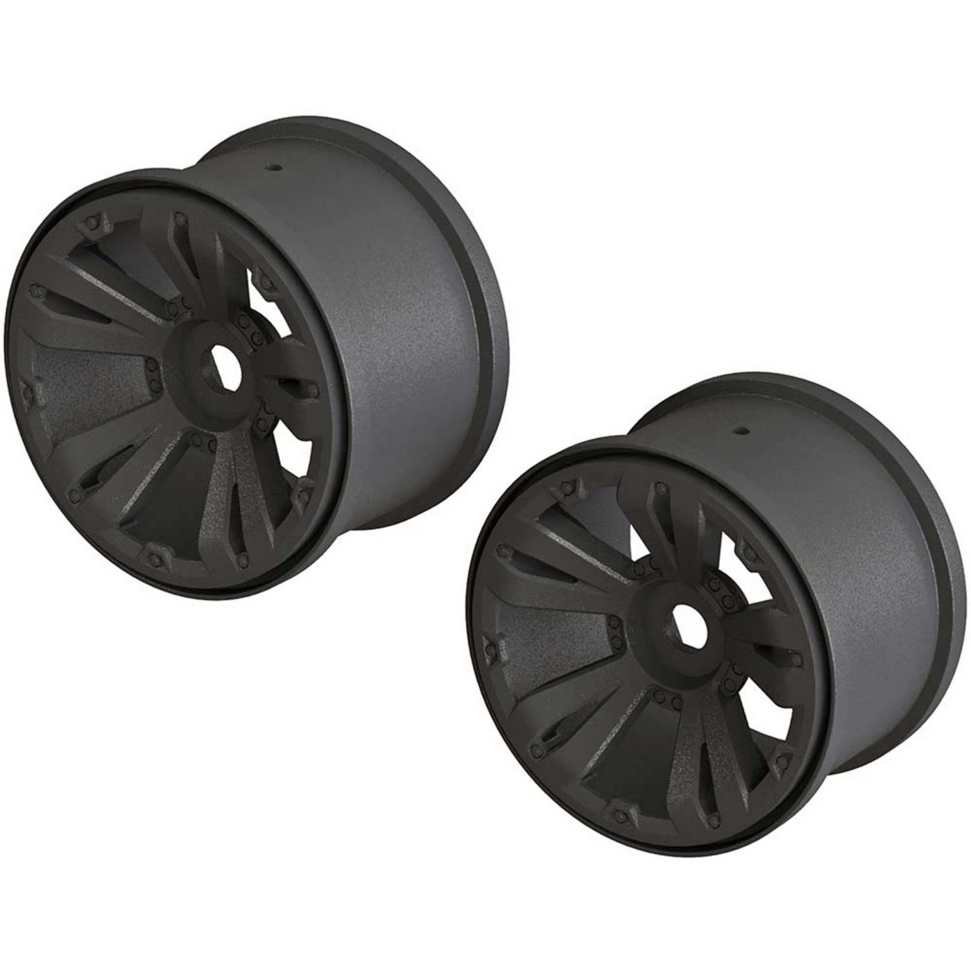 Arrma MT 3.8 Wheel 17mm Hex Black  (2) (Z-AR510111)