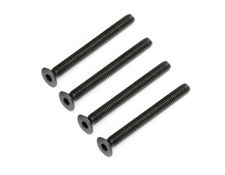 Arrma Flt Head Hex Machine Screw 4x40mm 4x4 (4) (Z-AR722440)