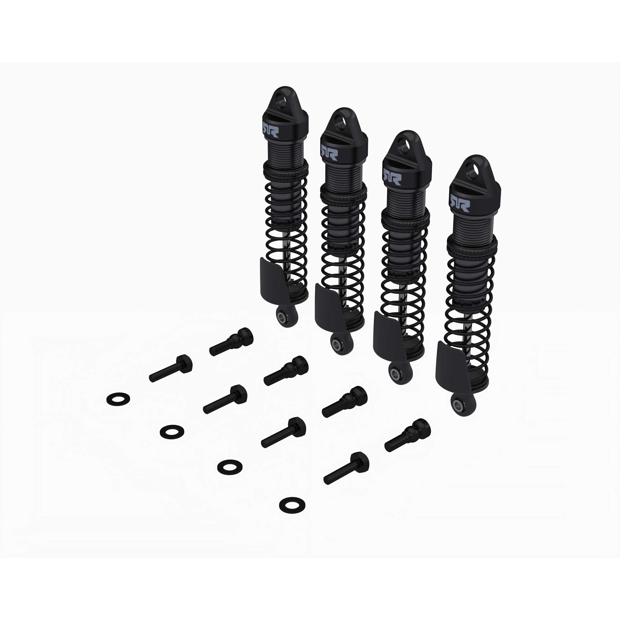 Arrma Aluminum Shock Set, 71mm Length, 500 cSt Oil (4pcs): GROM (Z-ARA-2614)