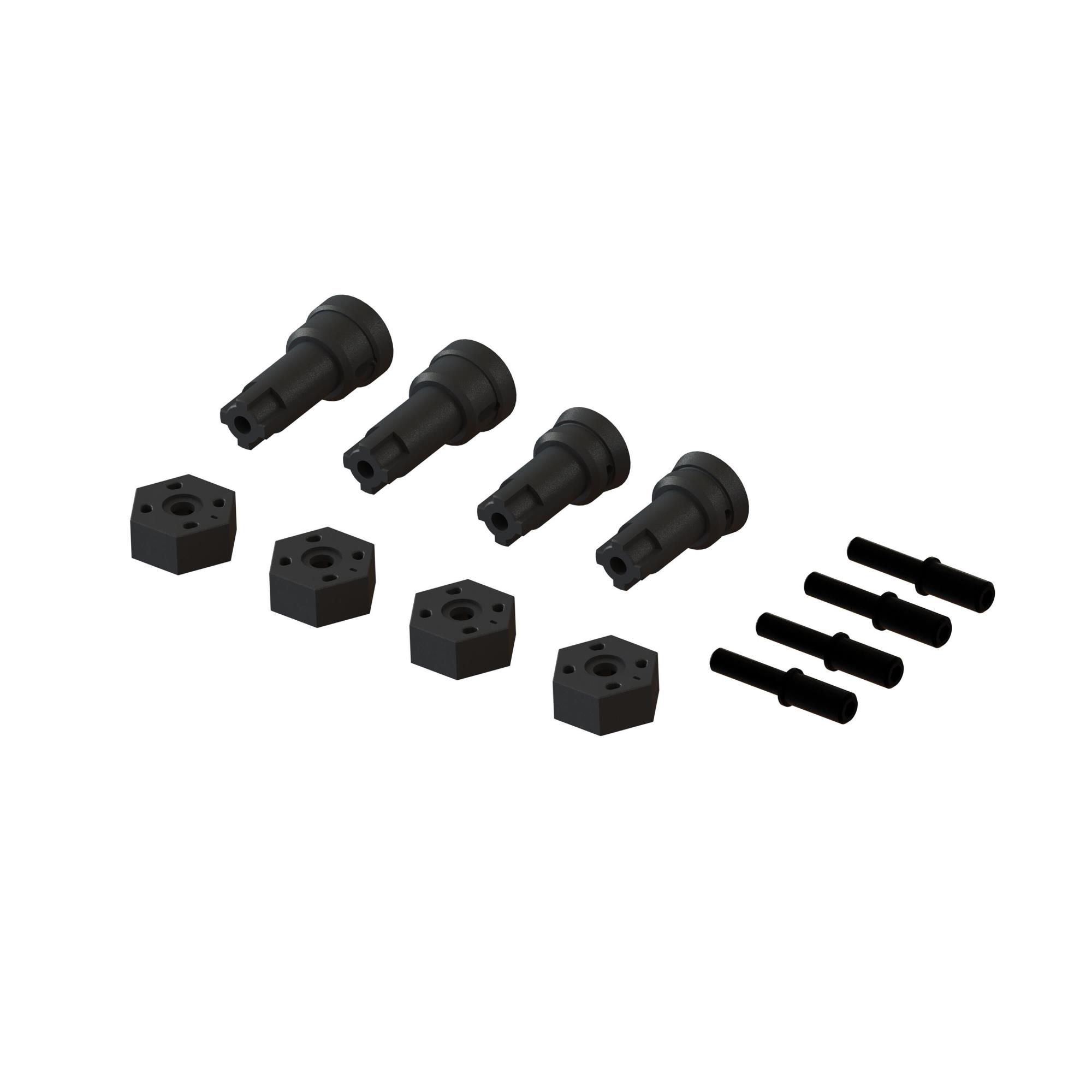 Arrma Wheel Axle and Hub Set B: GROM (Z-ARA311229)