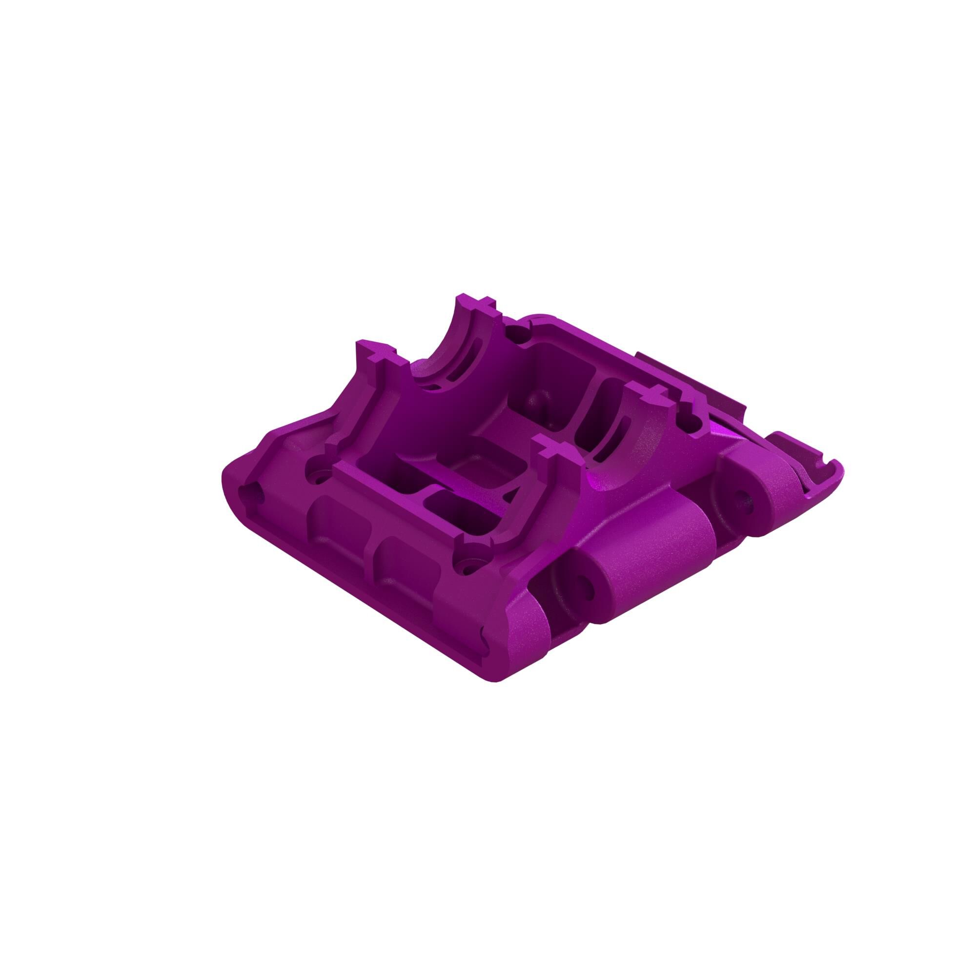 Arrma Rear Lower Skid/Gearbox Mount (1pc) - Purple (Z-ARA320770)