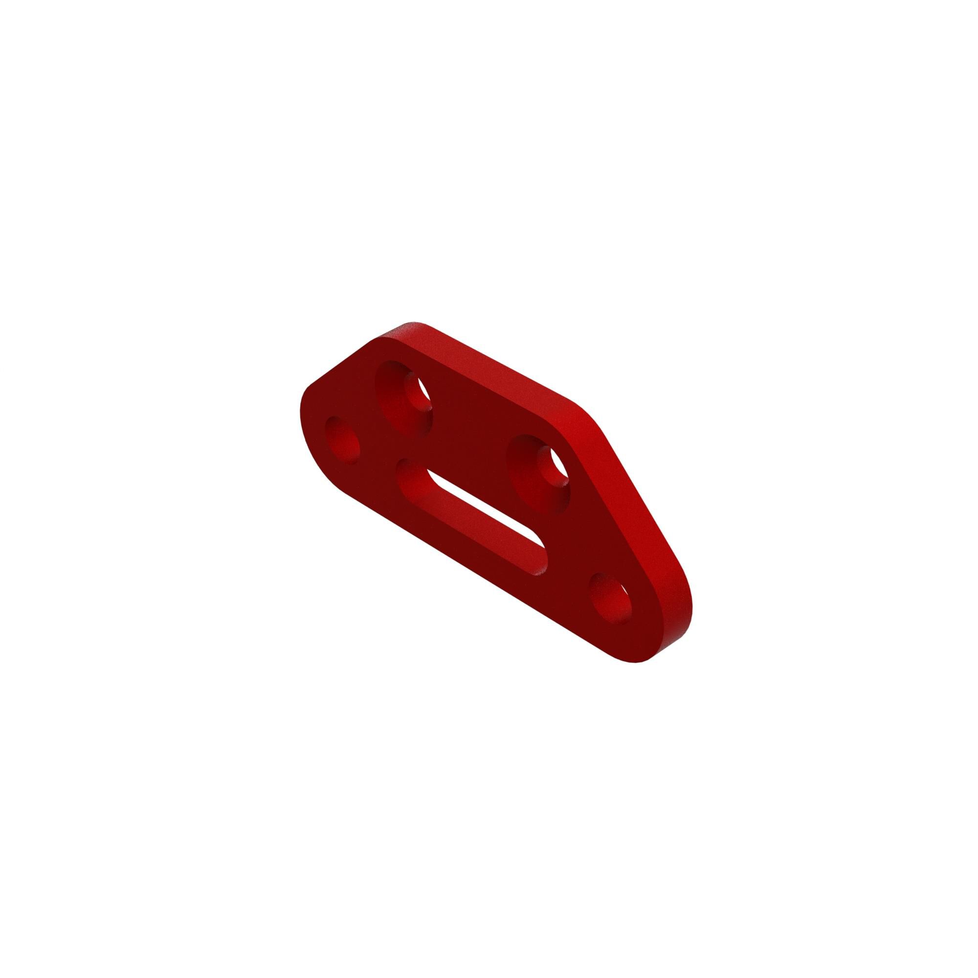 Arrma Aluminum Front Suspension Mount (Black) (Z-ARA330754)