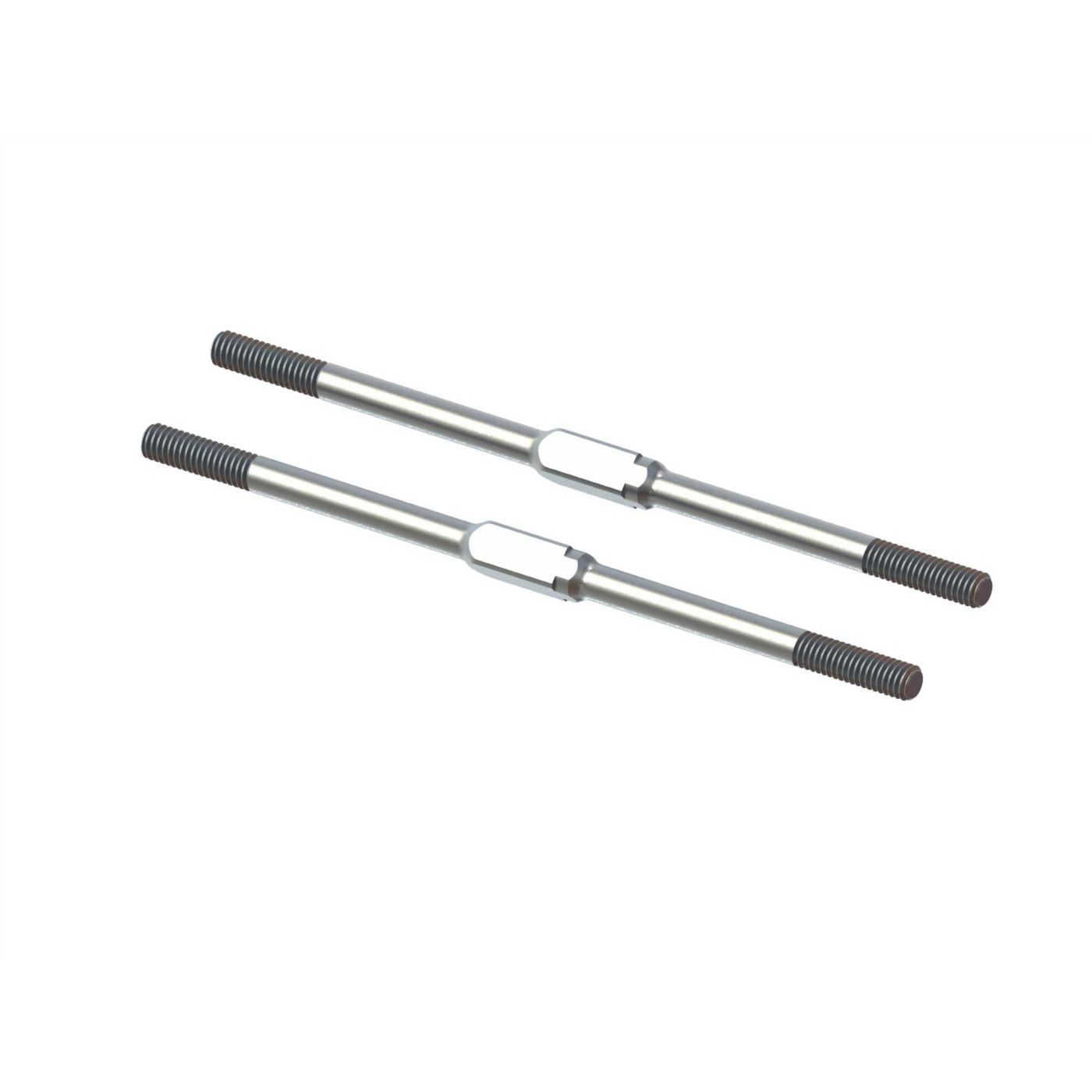 Arrma Steel Turnbuckle M4x95mm Silver (2) (Kraton / 6S) (Z-ARA340175)