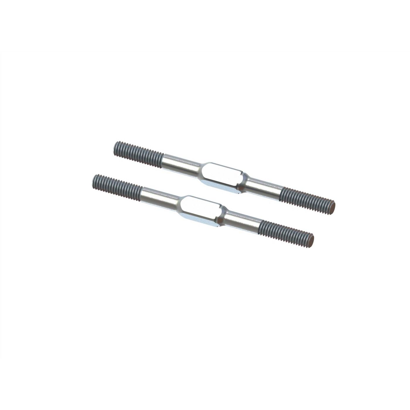 Arrma Steel Turnbuckle M4x60mm Silver (2) (Z-ARA340177)