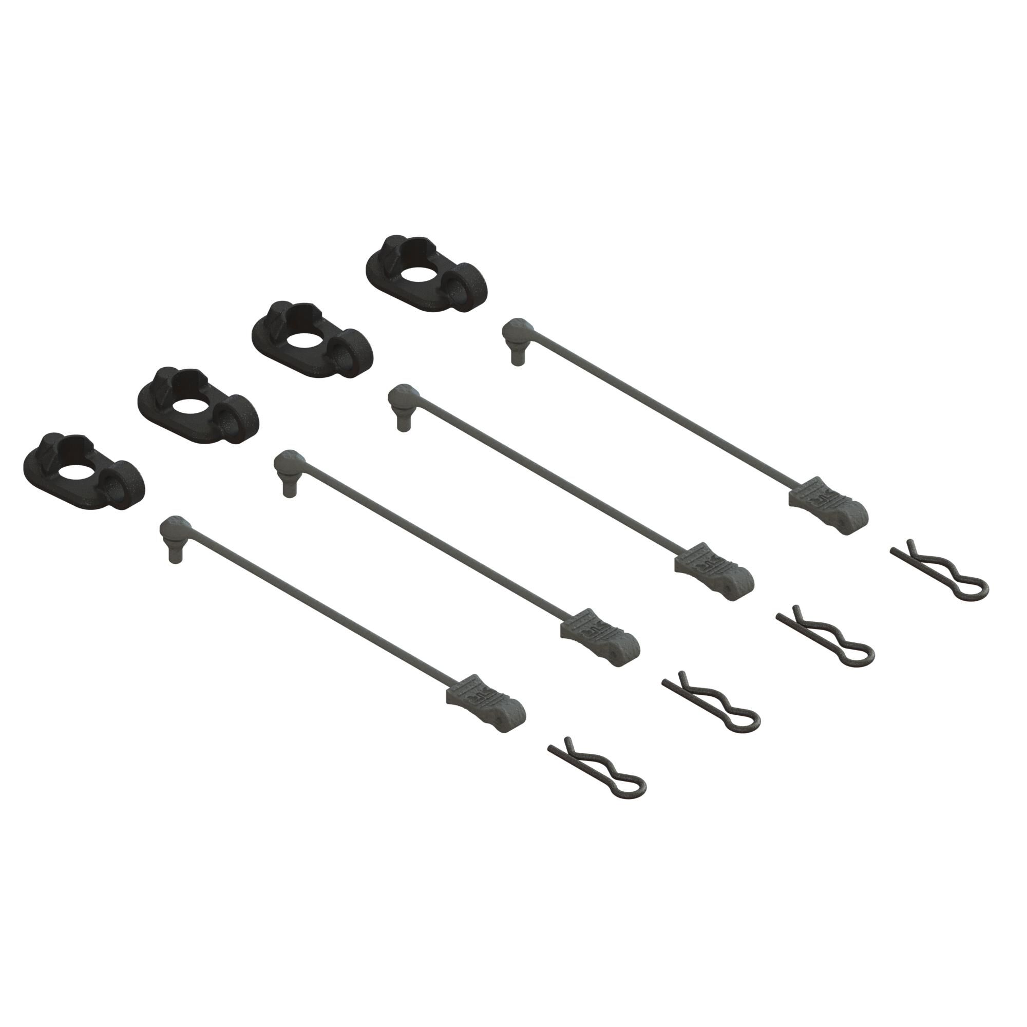 Arrma Body Clip and Pad Set (Z-ARA480070)
