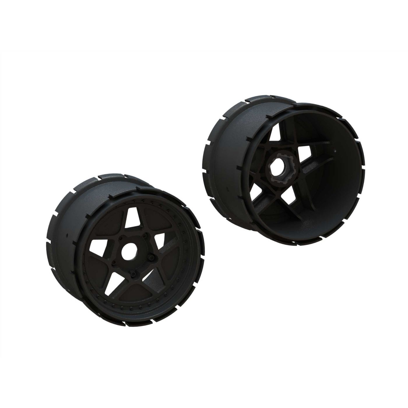 Arrma MT Wheel 4.9in 24mm Hex (1pr) (Z-ARA510123)