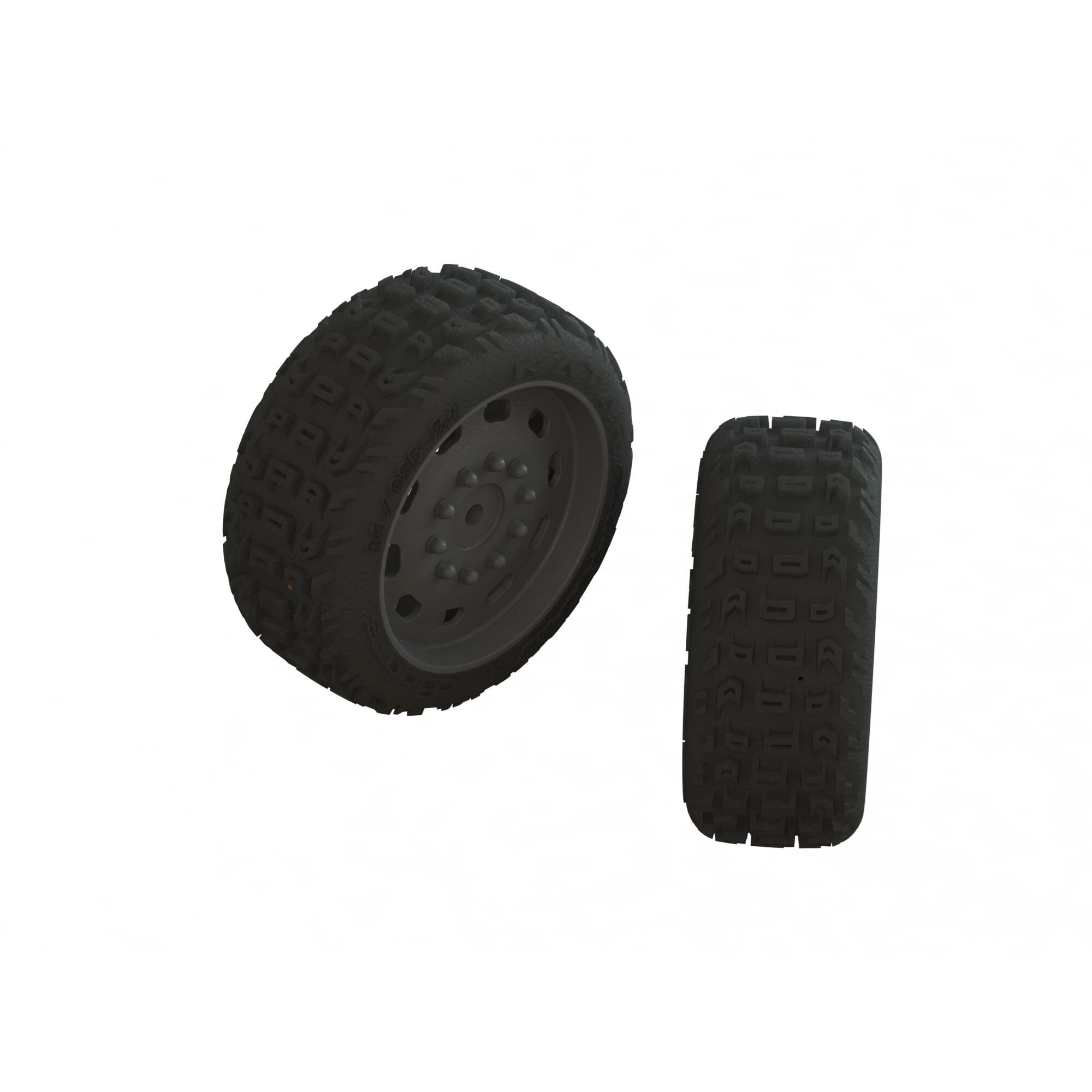 Arrma dBoots KATAR 35/085 2.4 Tire Set Glued (1 Pair) (Z-ARA550083)