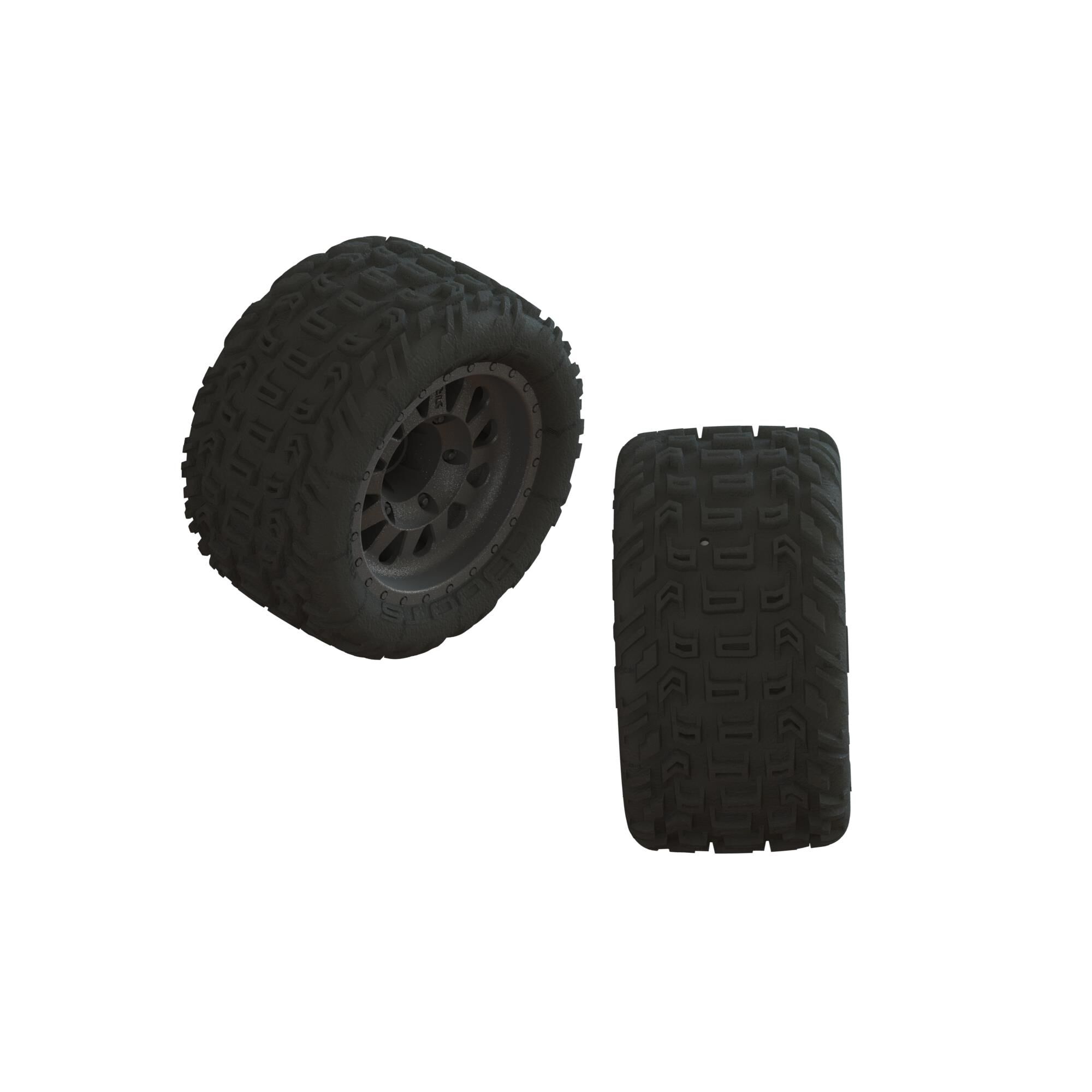 Arrma 1/10 dBoots Katar MT Pre-Mounted Tire 14mm Hex (2) (Z-ARA550091)