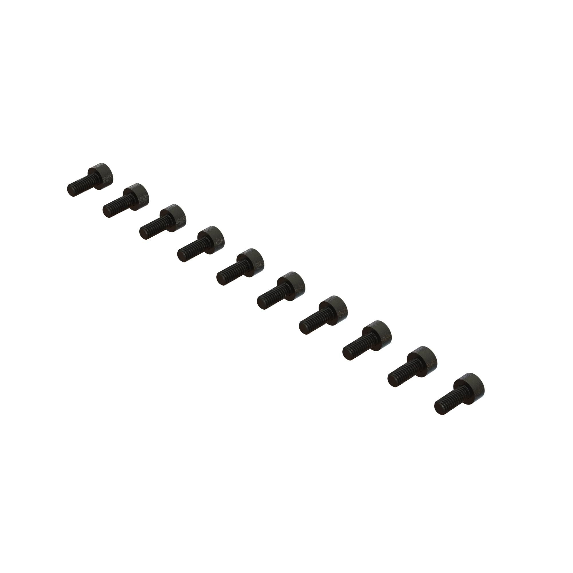 Arrma Cap Head Hex Machine Screw, M2.5x6mm (10) (Z-ARA702008)