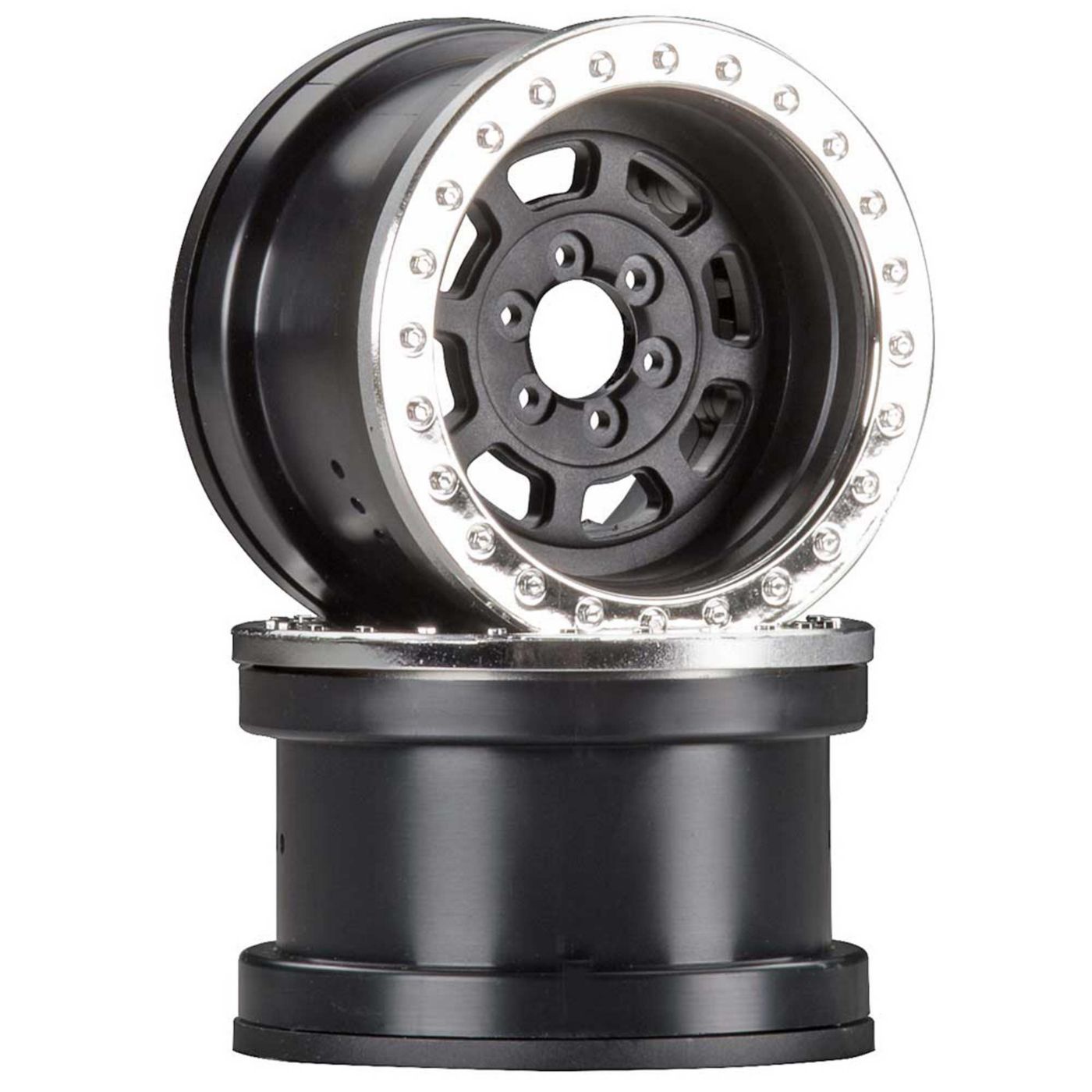 Axial 2.2 Trail ReadyHD Series Wheels Chrome (2) (Z-AX08142)