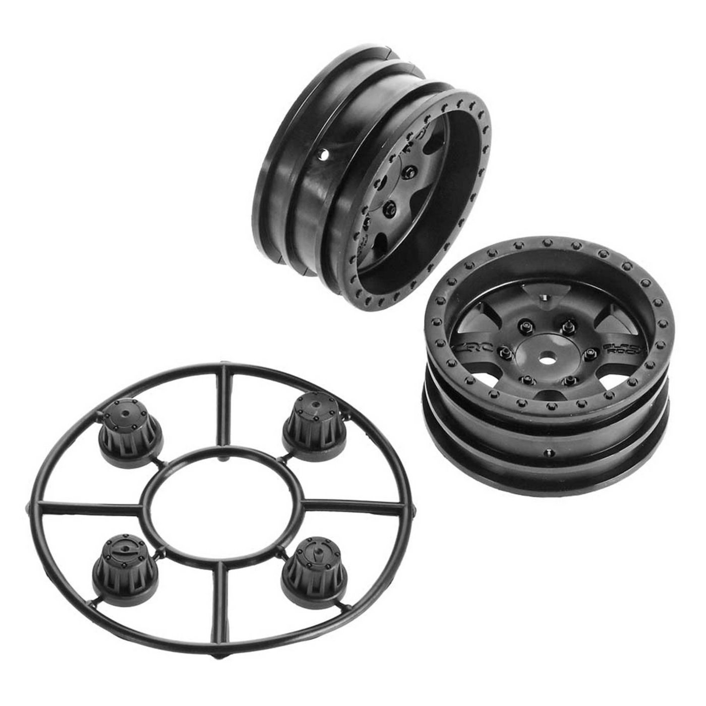 Axial 1.9 Black Rock CRC Wheels (2) (Z-AX31094)