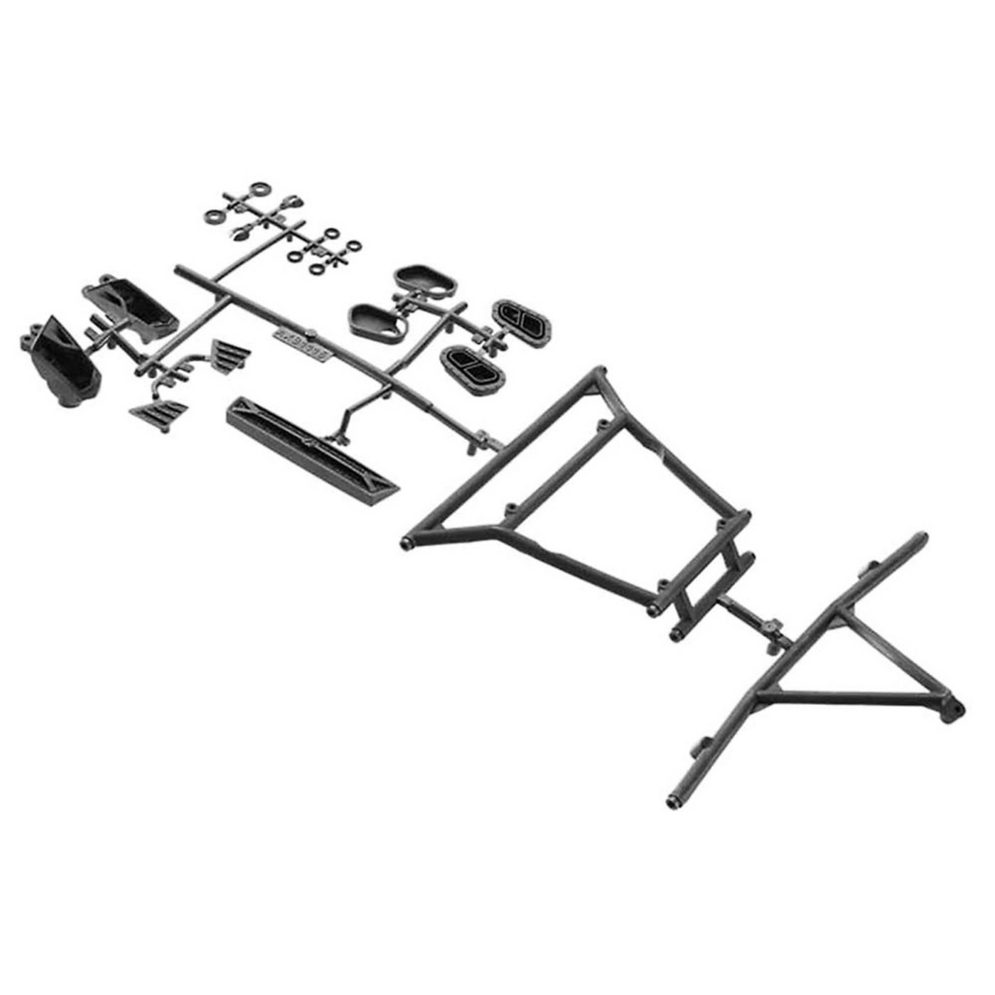 Axial Y-380 Cage  Front/Rear Inserts Yeti (Z-AX31116)