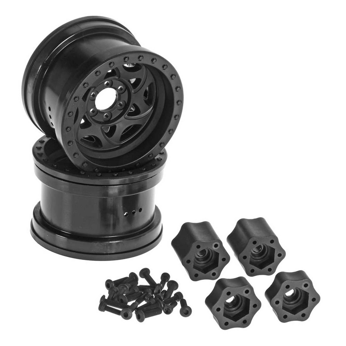 Axial 2.2 Walker Evans Wheels Black (2) (Z-AX31118)