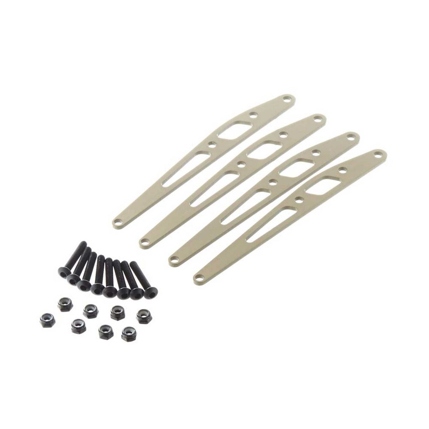 Axial Lower Link Plate Set Aluminum (4) (Z-AX31245)