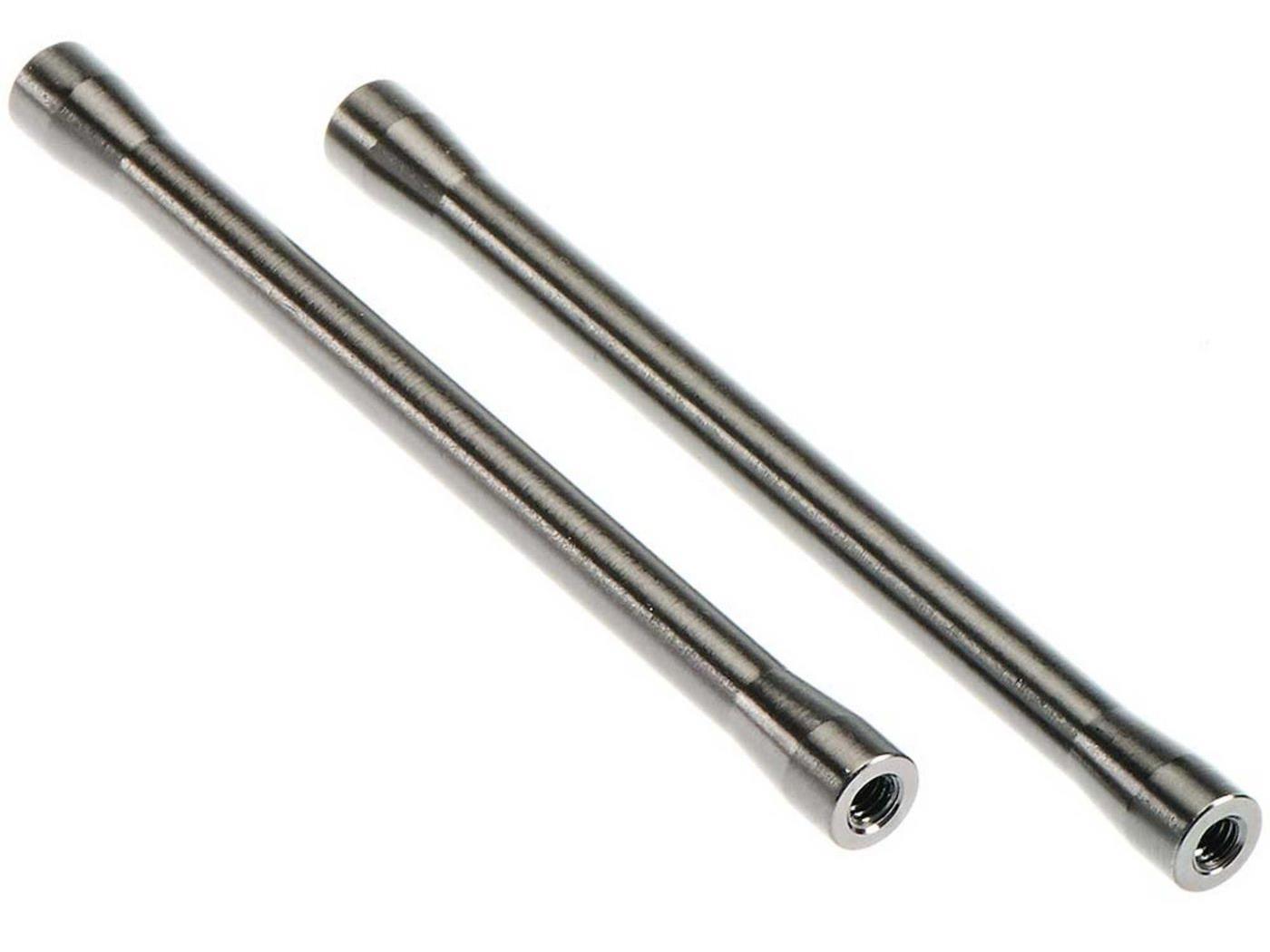 Axial Threaded Aluminum Link 7.5x94mm Grey (2) Opt (Z-AX31487)