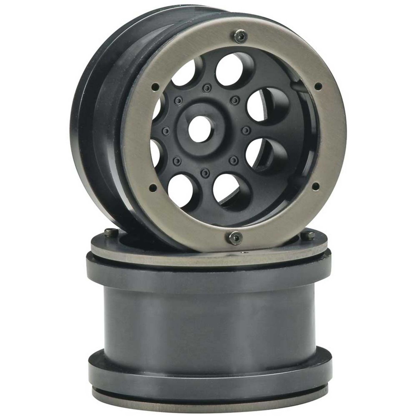 Axial 2.2 8-Hole Beadlock Black (Z-AX8097)