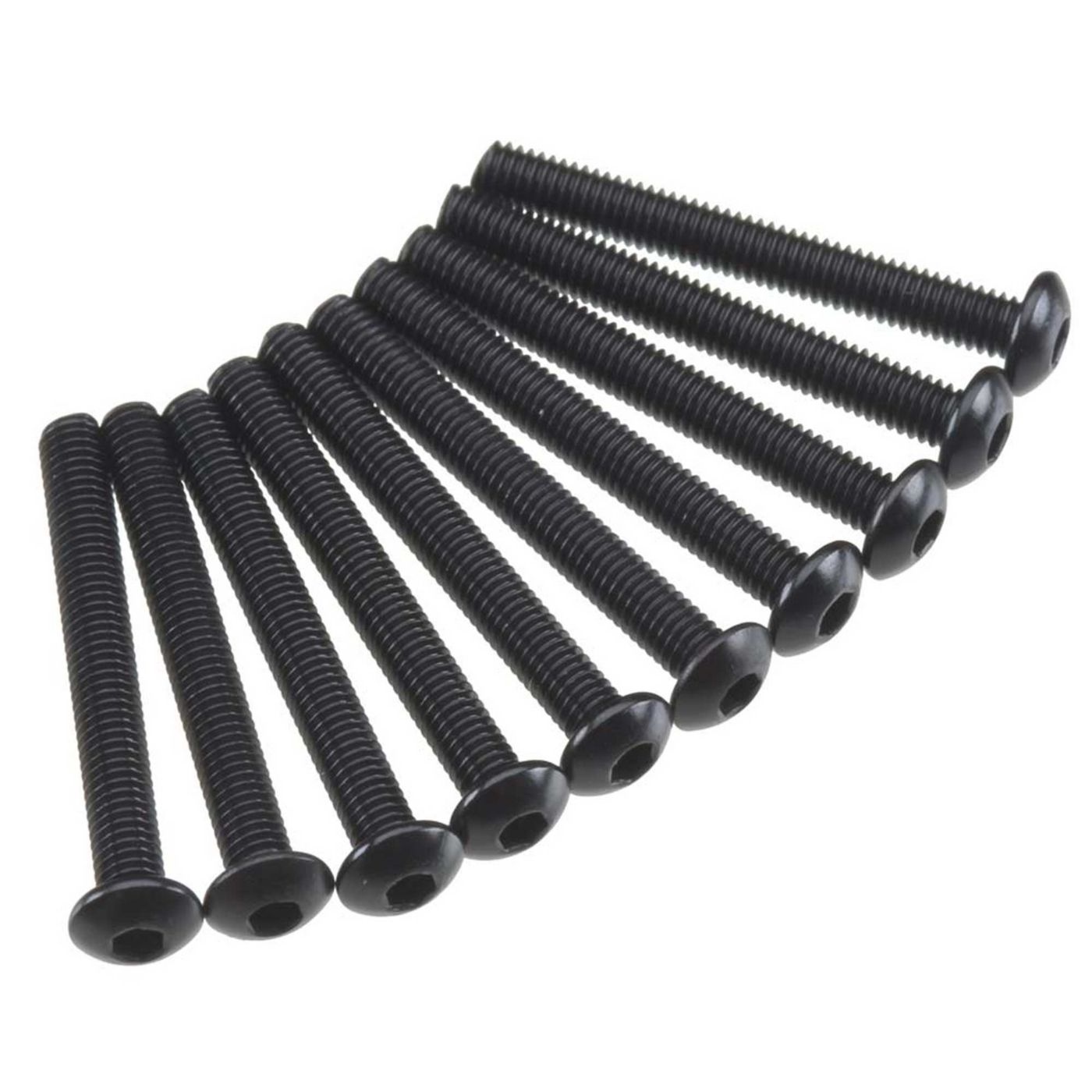 Axial Hex Socket Button Head M3x25mm Black (10) (Z-AXA120)