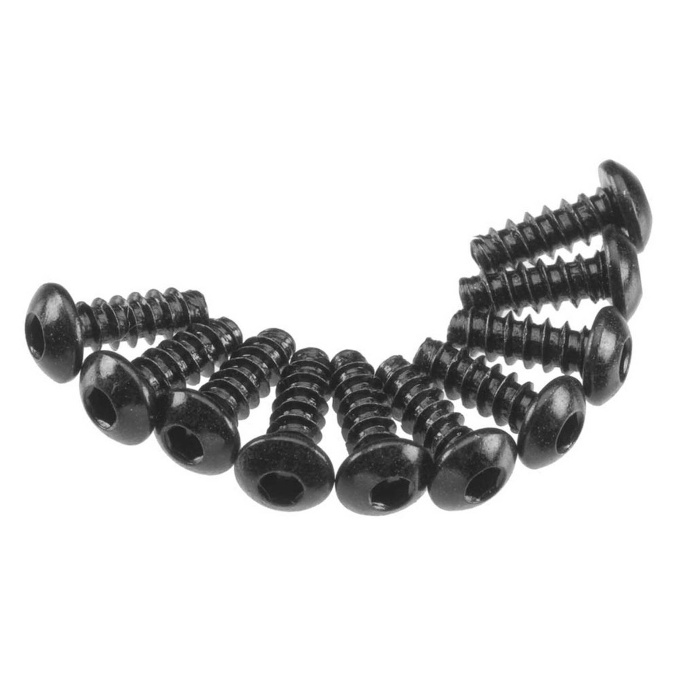 Axial Hex Tap Button Head M3x8mm Black (10) (Z-AXA434)