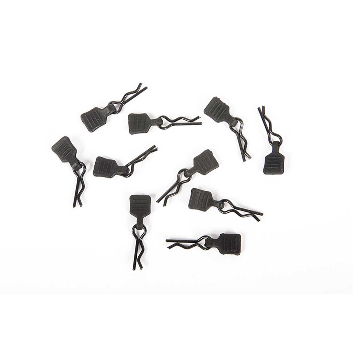 Axial 3mm Body Clip w/Tab, Black (10pc) (Z-AXI206000)