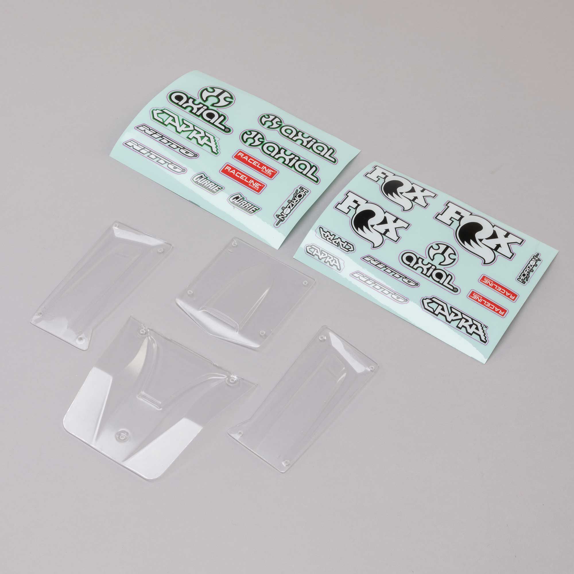 Axial Body Panel Set, Clear, Capra: UTB18 (Z-AXI210001)
