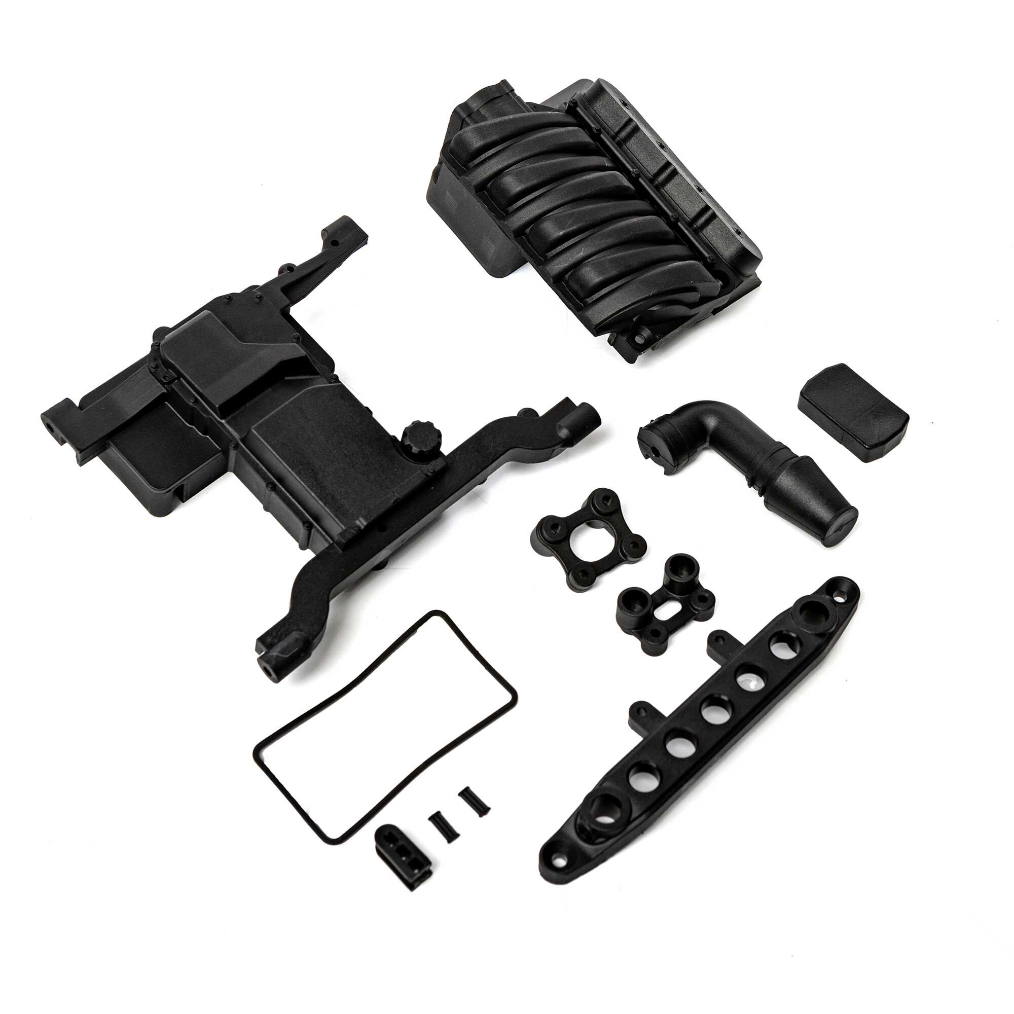 Axial SCX6: Front Servo Mount/Engine Cover/Seals (Z-AXI251005)