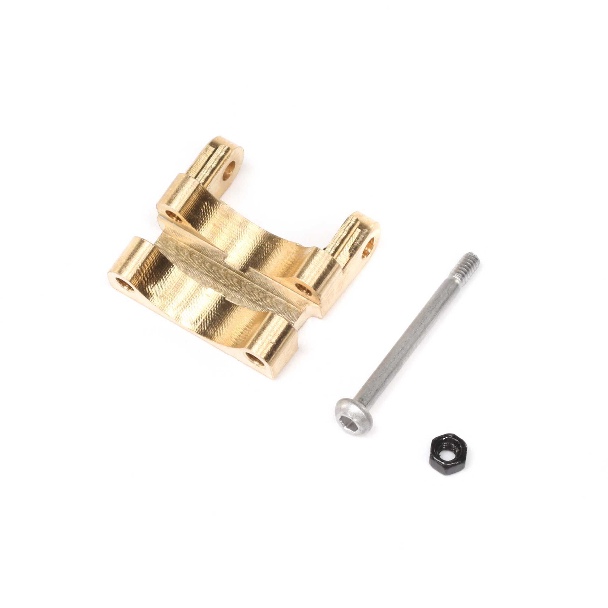 Axial Rear Upper Link Mount, Brass: SCX24 (Z-AXI302006)