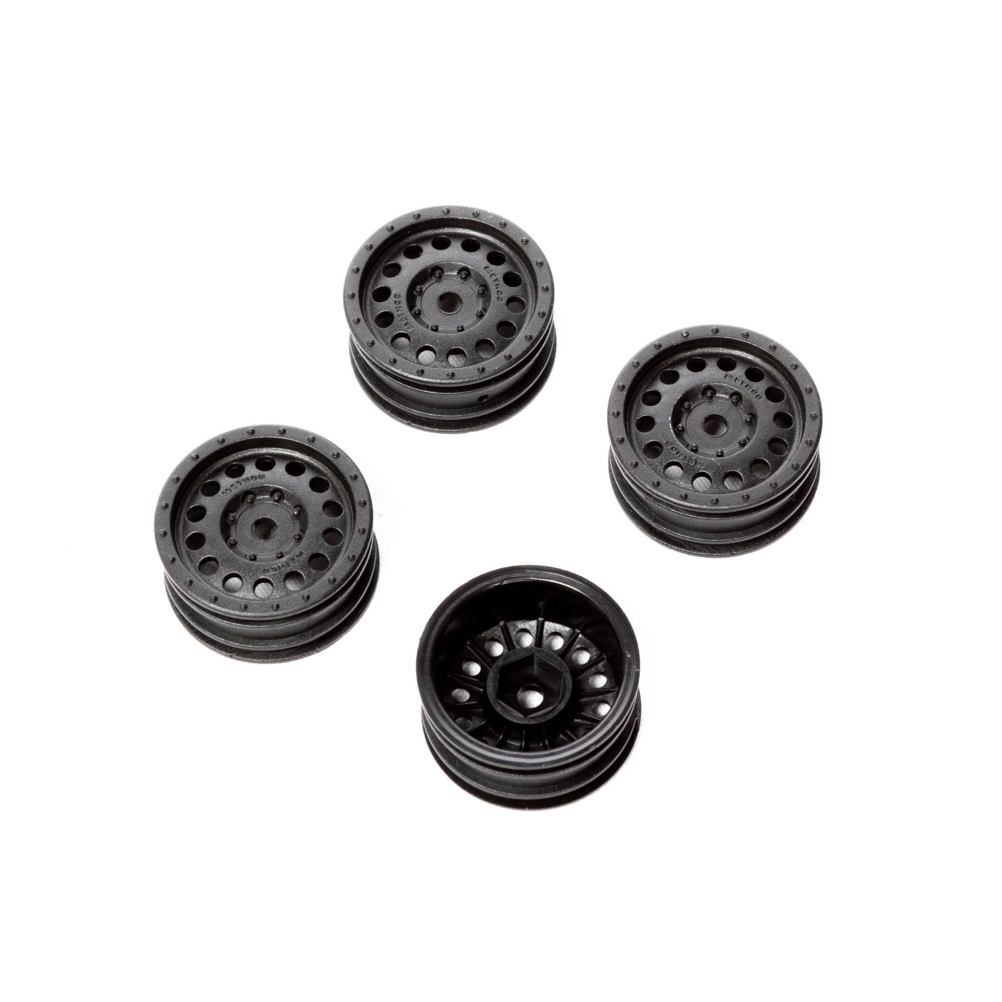 Axial 1.0 Method MR307 Hole Wheels (4pcs): SCX24 (Z-AXI40000)