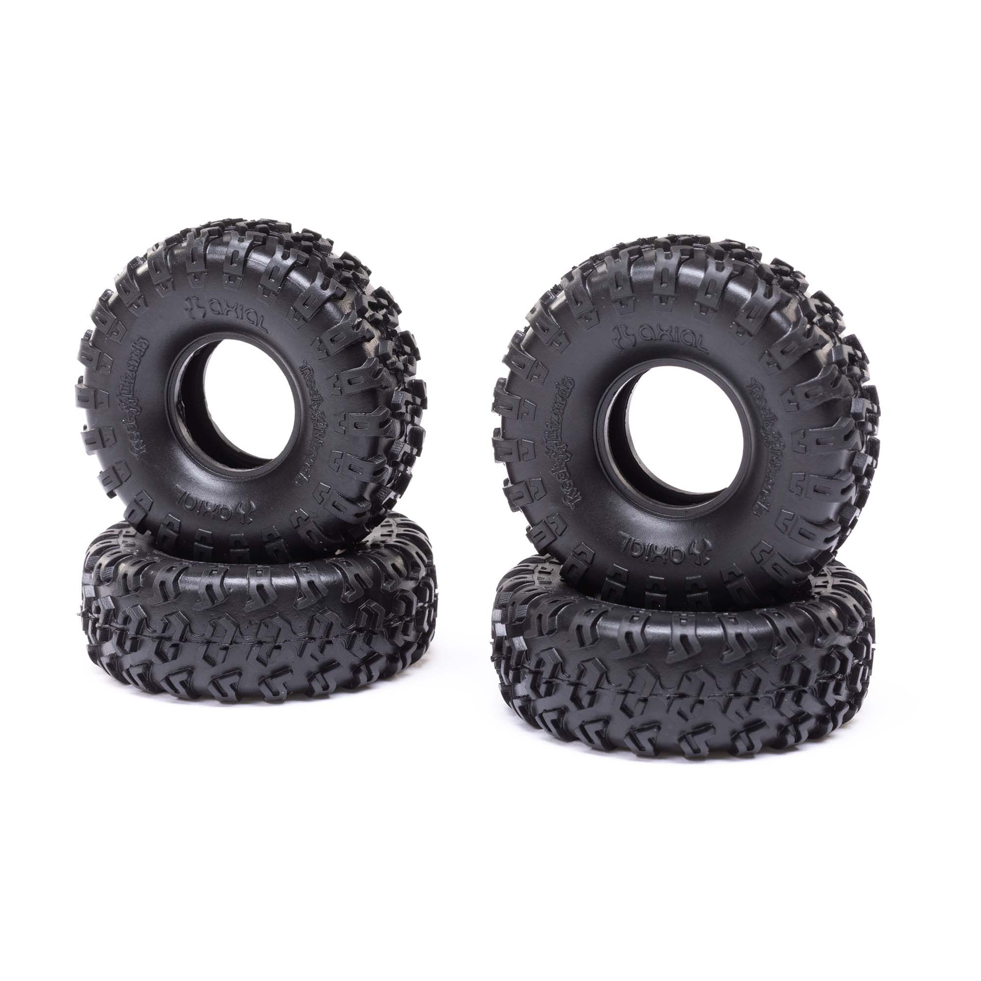 Axial 1.0 Rock Lizards Tires 2.44&quot; (4): SCX24 (Z-AXI40007)