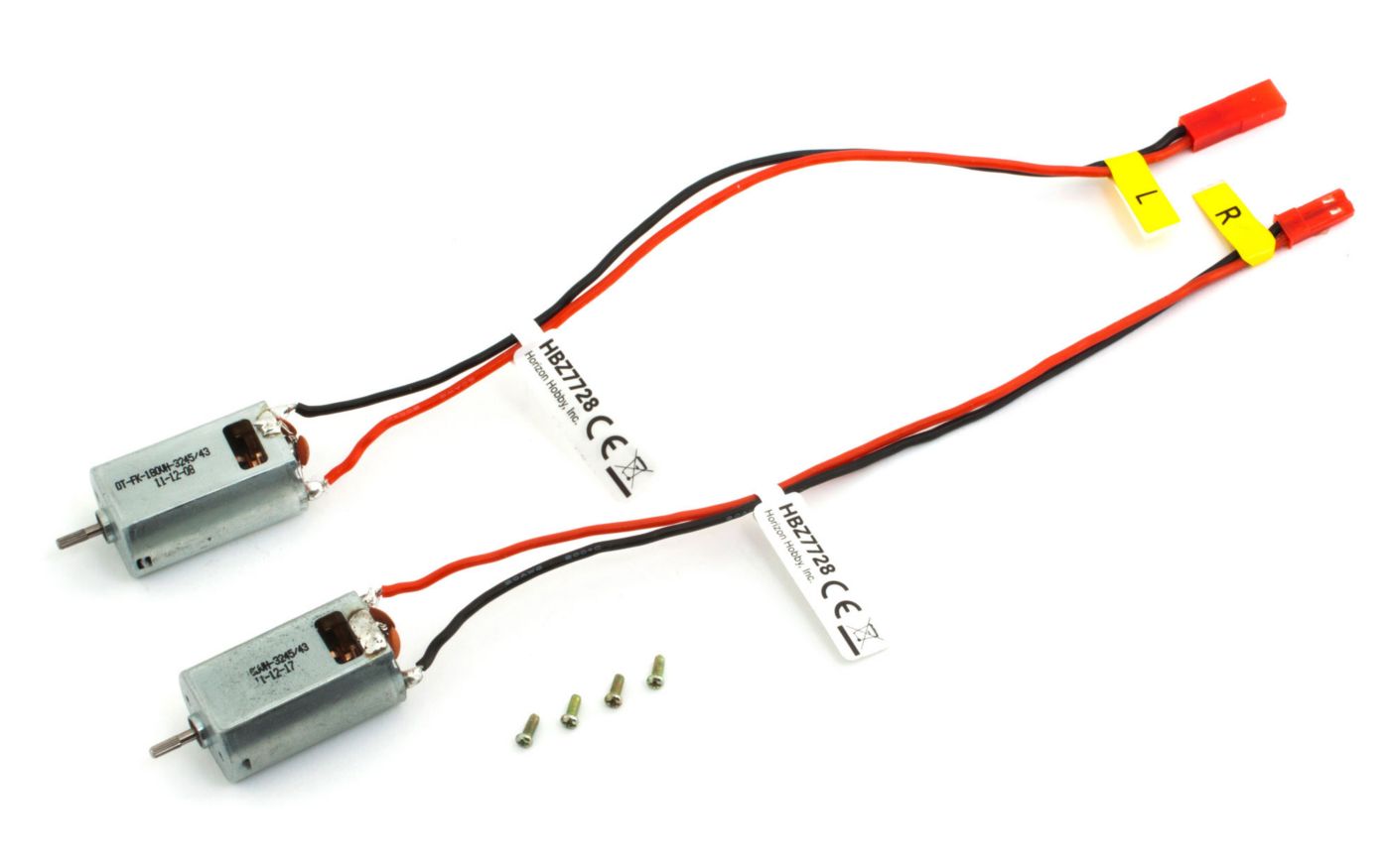 Hobbyzone Brushed 180 Motor Set (2) (Z-HBZ7728)
